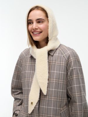 Женские худи Tommy Hilfiger Monogram Logo Knit Hood, цвет: Sugarcane — фото 4