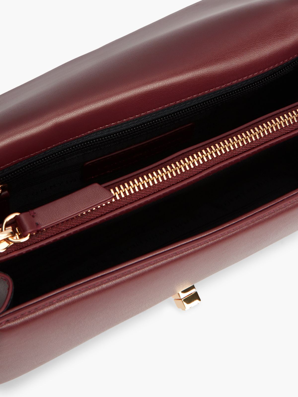 Monogram Turnlock Crossbody Bag — Oxblood