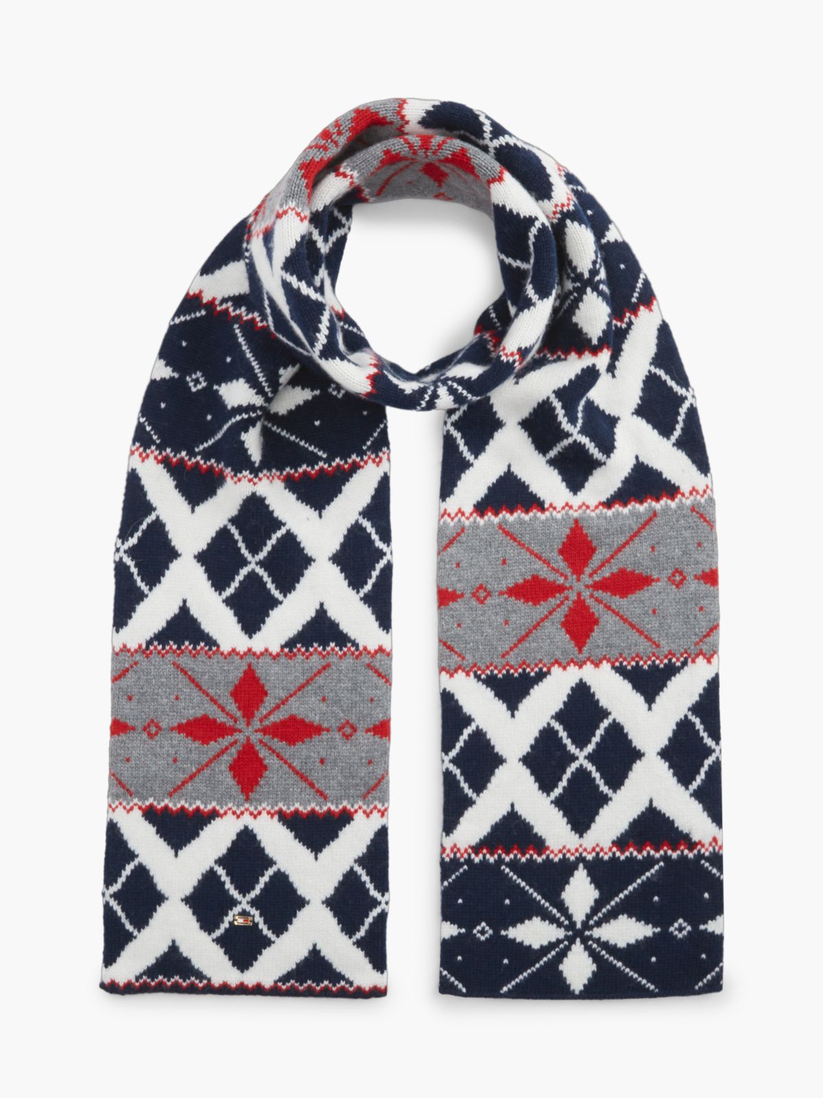 Fair Isle Patchwork Scarf — Fair Isle