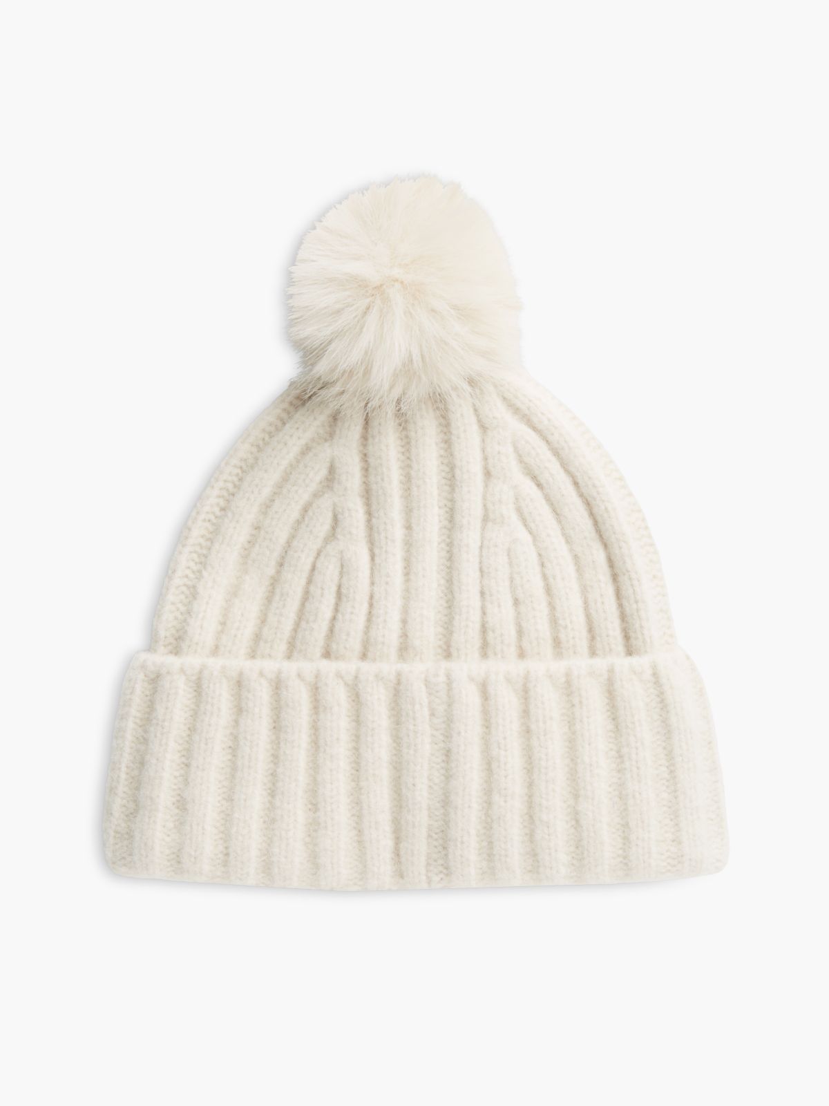 Crest Logo Patch Pom Beanie — Sugarcane