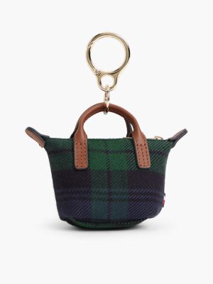 Женский брелок Tommy Hilfiger Tartan Coin Purse Bag Charm, цвет: Клетчатый — фото 2