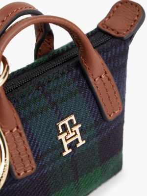 Женский брелок Tommy Hilfiger Tartan Coin Purse Bag Charm, цвет: Клетчатый — фото 3