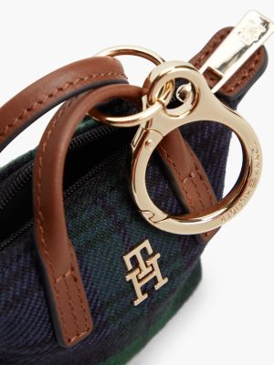 Женский брелок Tommy Hilfiger Tartan Coin Purse Bag Charm, цвет: Клетчатый — фото 4