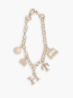 Женский брелок Tommy Hilfiger Chain Bag Charm, цвет: Золотой — фото 2