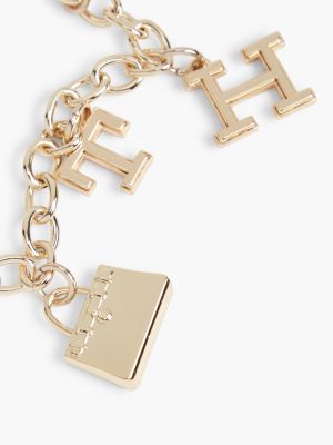 Женский брелок Tommy Hilfiger Chain Bag Charm, цвет: Золотой — фото 4
