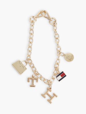 Женский брелок Tommy Hilfiger Chain Bag Charm, цвет: Золотой — фото 1