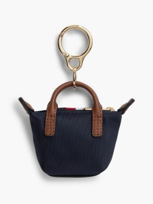 Женские брелоки Tommy Hilfiger Signature Stripe Coin Purse Bag Charm — фото 2