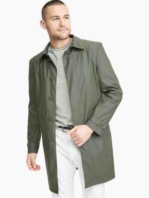 khaki tommy hilfiger coat