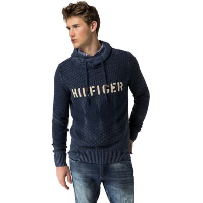 tommy hilfiger funnel neck sweatshirt