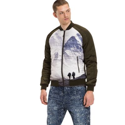 tommy jeans borg reversible bomber jacket