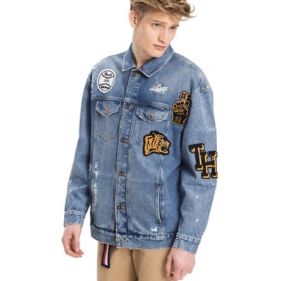 tommy hilfiger oversized denim jacket