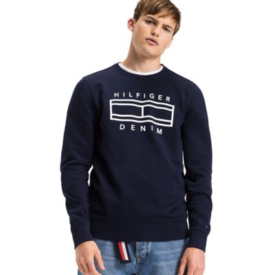 tommy hilfiger crew neck mens