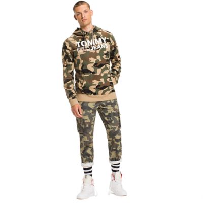 tommy hilfiger camo hoodie