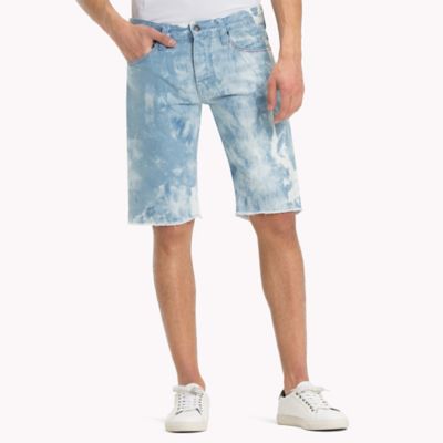 tapered jean shorts