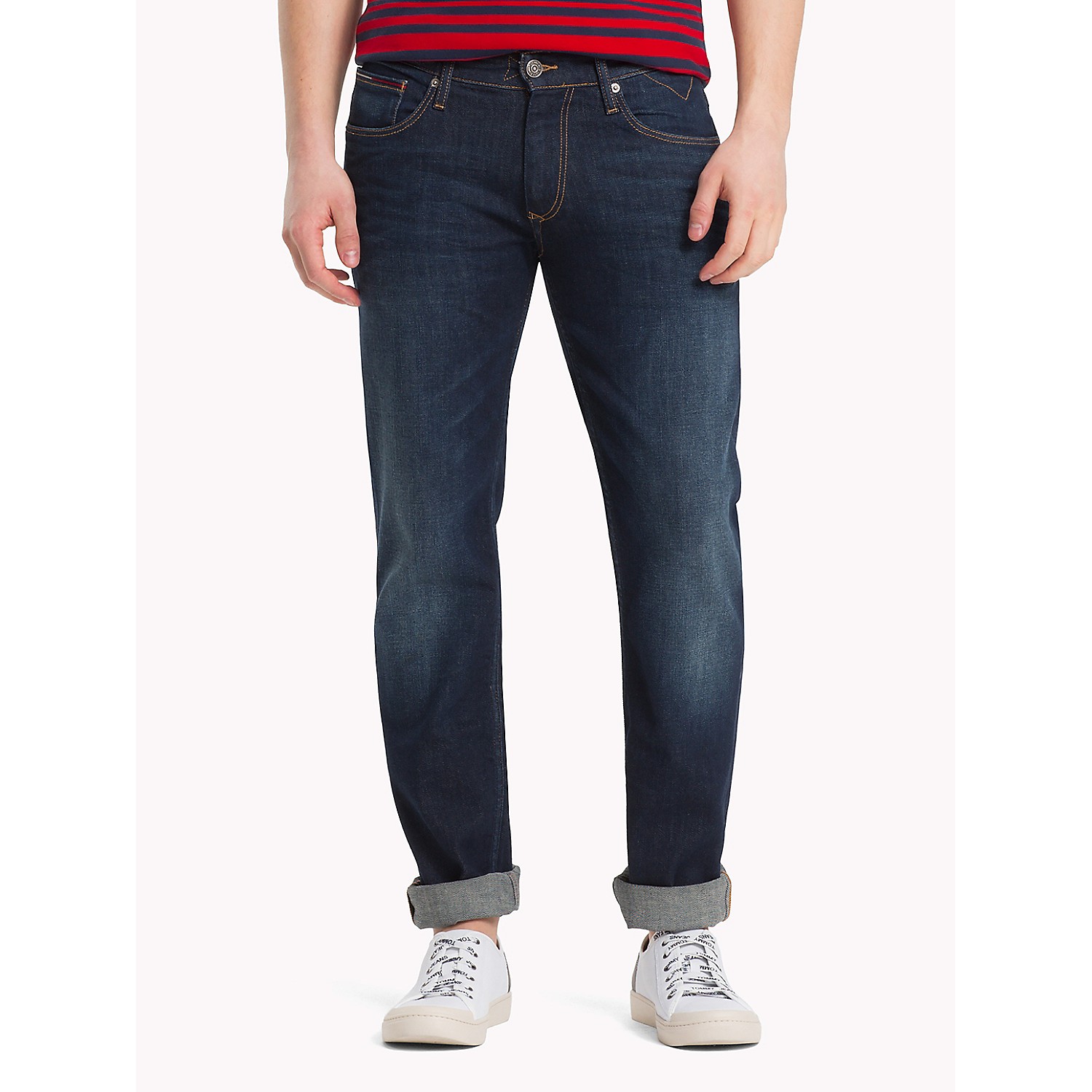 TOMMY HILFIGER Mid Rise Straight Fit Jean