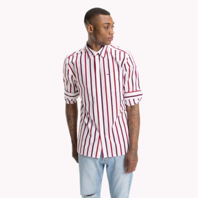 tommy jeans bold stripe shirt