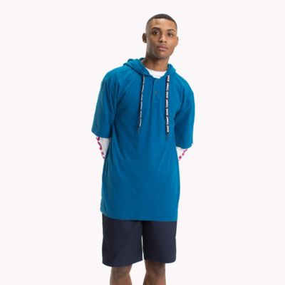 tommy hilfiger turquoise hoodie