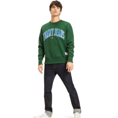 tommy hilfiger men's collegiate logo sweatshirt