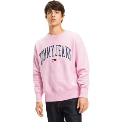 tommy hilfiger men's collegiate logo sweatshirt