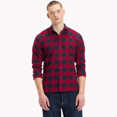 tommy plaid shirt