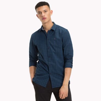 tommy hilfiger indigo shirt