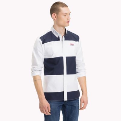 tommy hilfiger rugby stripe jacket