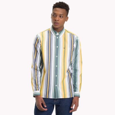 tommy hilfiger men's striped shirt