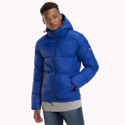 tommy jeans men's essential down hooded jacket