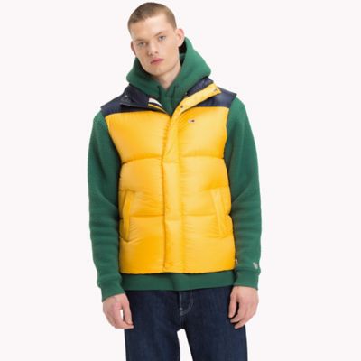 yellow tommy hilfiger vest