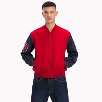 tommy hilfiger varsity jacket mens