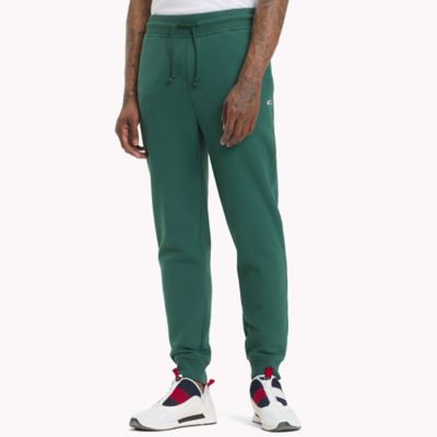 green tommy hilfiger sweatpants