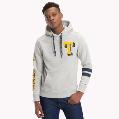 tommy hilfiger yellow hoodie mens