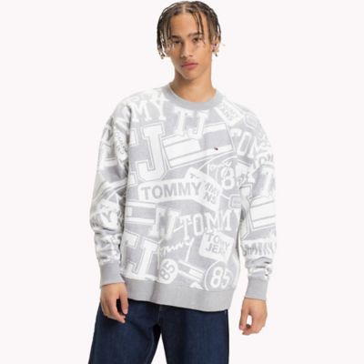 tommy jeans all over print sweatshirt