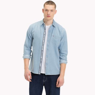 tommy hilfiger chambray shirt