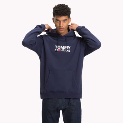 tommy jeans logo hoodie
