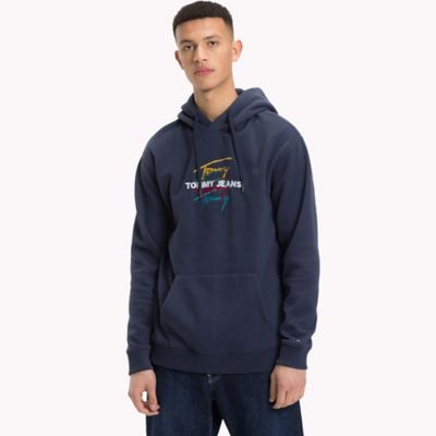 tommy jeans signature logo hoodie