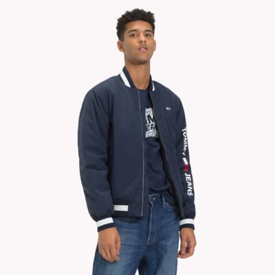 tommy hilfiger padded logo anorak