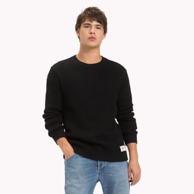 tommy hilfiger waffle knit sweater