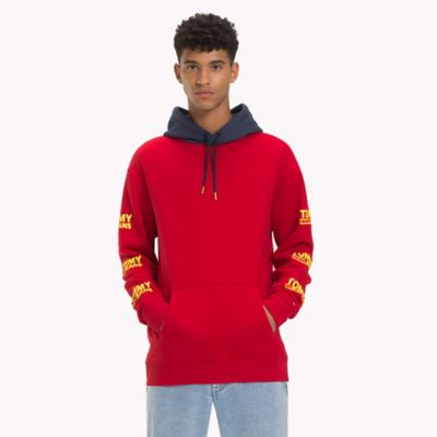 tommy hilfiger colorblock hoodie sweatshirt