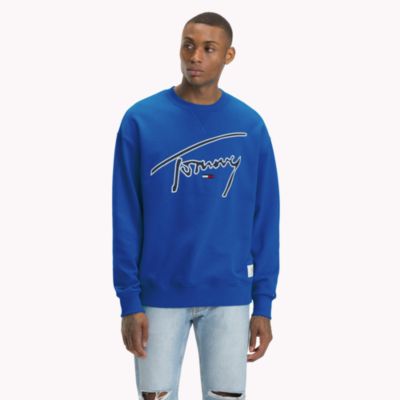 blue tommy hilfiger hoodie