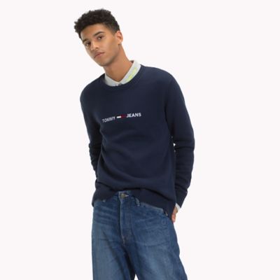 tommy jeans classic logo sweatshirt