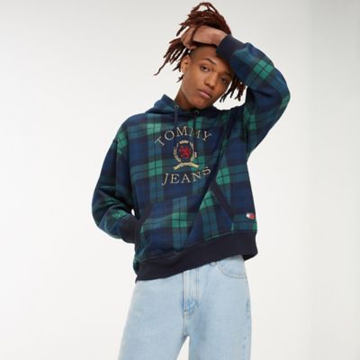 tommy hilfiger tartan hoodie