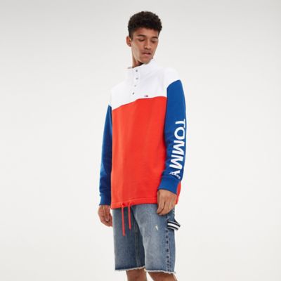 tommy hilfiger mock neck sweatshirt