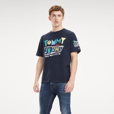 tommy jeans retro logo tee