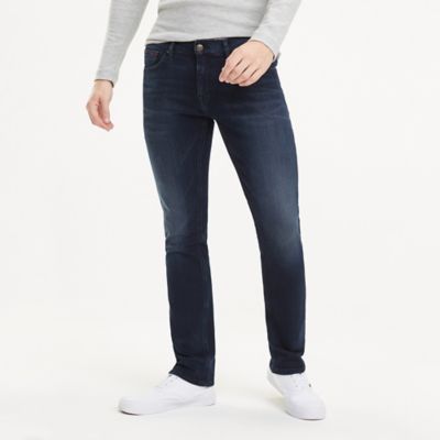 slim indigo jeans