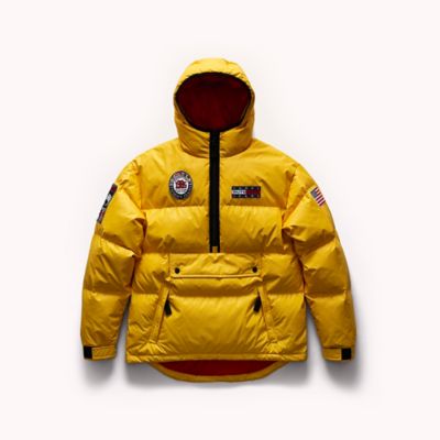 قف tommy hilfiger bubble coat yellow 