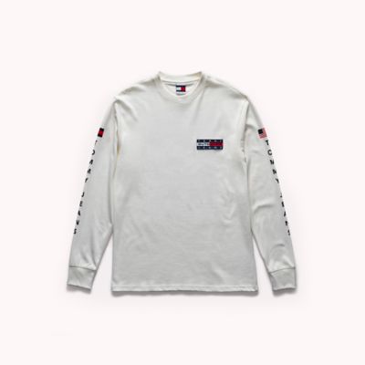 tommy hilfiger white t shirts full sleeves