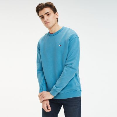 tommy hilfiger teal sweatshirt