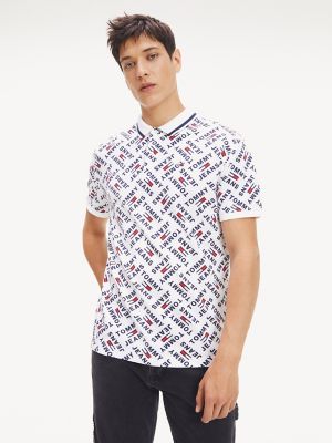 tommy hilfiger all over print t shirt