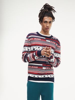 tommy jeans striped sweatshirt